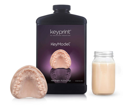 Keystone KeyPrint® KeyModel® Dental Resin bottle for DLP 3D printing- Proto3000 Online Store 