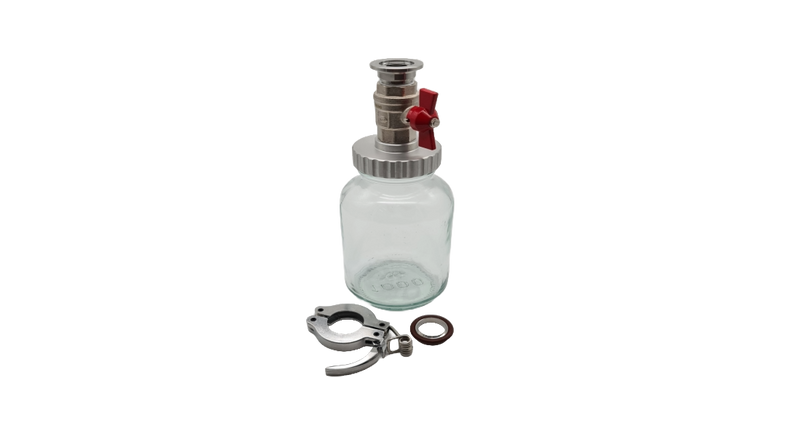 Image shows spare bottle for powder storage compatible with 2CREATE metal 3D printer from 2OneLab