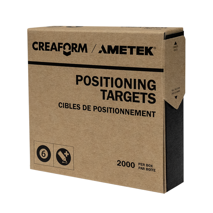 Positioning Reference Target CREAFORM Positioning Targets, 6mm, Black Contour, High Adhesive ...
