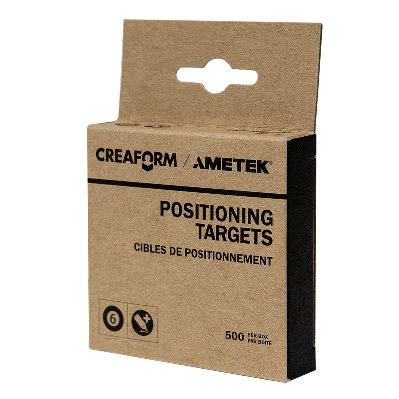 Positioning Targets, 6mm, Black Contour, High Adhesive