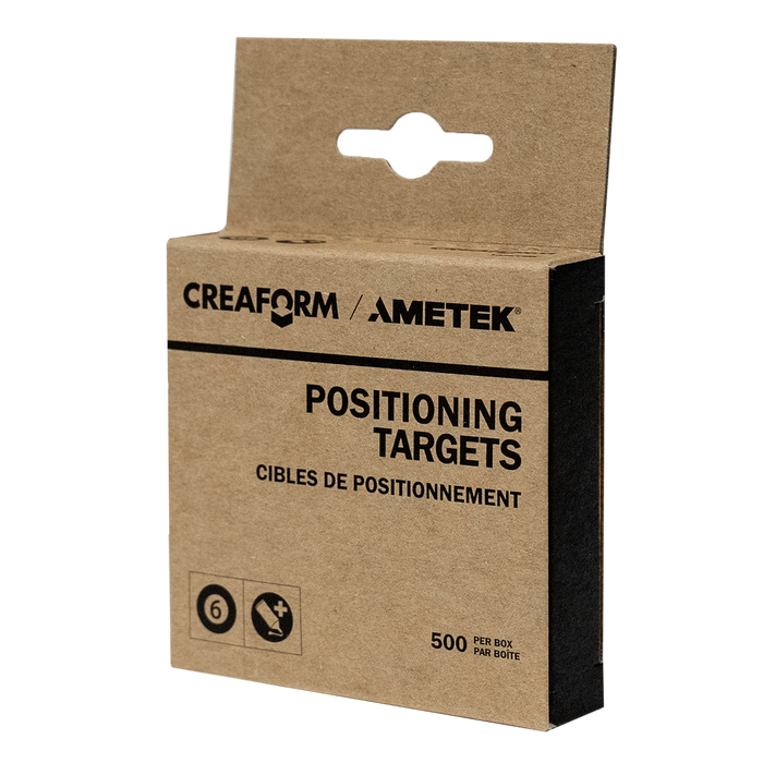 Positioning Targets, 6mm, Black Contour, High Adhesive