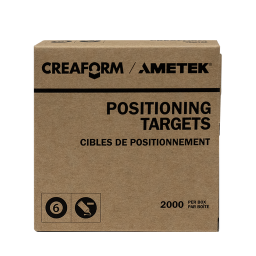 Creaform Positioning Targets, 6mm with Black Contour, Light Adhesive
