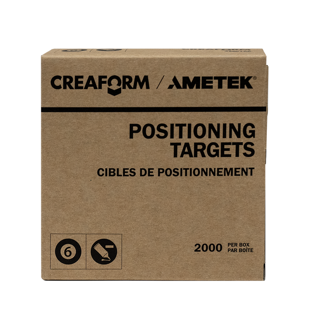 Positioning Targets, 6mm with Black Contour, Light Adhesive