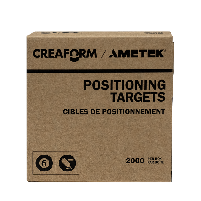 CREAFORM Positioning Targets, 6mm with Black Contour, Light Adhesive ...