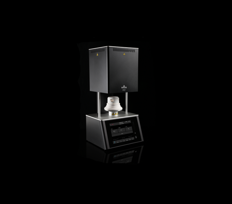 Image shows Dekema AUSTROMAT 674i sintering furnace for dental industry