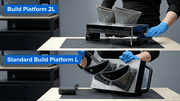 Image shows how to detach parts from Formlabs Form 3L Build Platform - Proto3000 Online Store