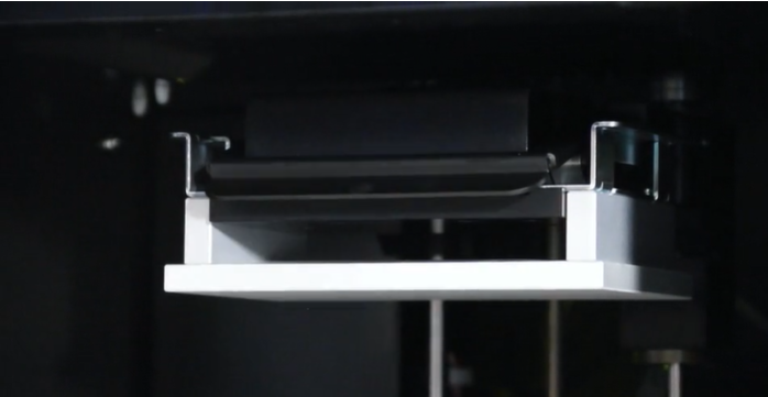 Image of ETEC Build Platform installed in the D4K  DLP 3D printer