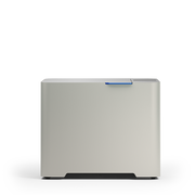 Front view of Formlabs Form Wash L automated SLA resin cleaning station with the lid closed