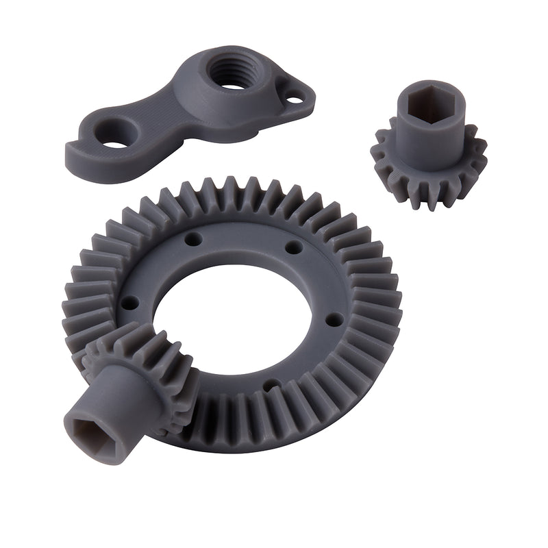 Image of 3D printed parts made with 
Formlabs Grey V4.1 Resin