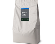 White bag with Formlabs Tough 12 Tough 3D Printing Powder