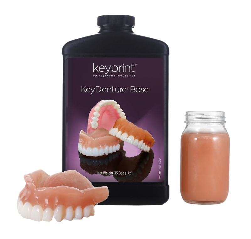 Keystone Key Mask Keystone Industires | KeyDenture® Base 3D Printing Dental Resin ...