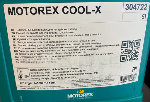 Motorex Cool-X Cooling Liquid for Spindle imes-icore