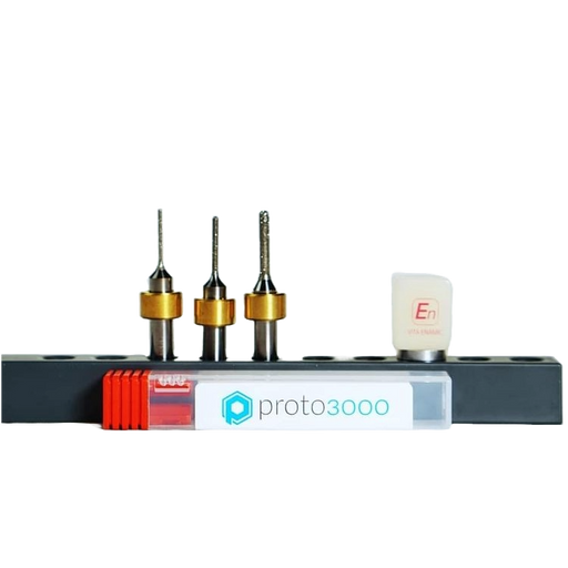 Image shows Proto3000 Dental Milling Tools
