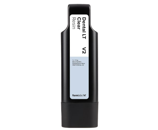 Image of Formlabs Dental LT Clear V2 Resin for Form 4B 3D printers