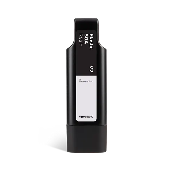Image of Formlabs Elastic 50 A2 resin for Form 4 SLA 3D Printers