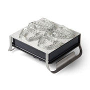 Image shows Form 3B build platform with dental bonding trays 3D printed IBT Flex Photopolymer material