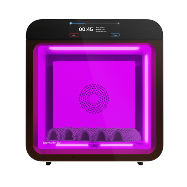 Formlabs Form Cure L V2 large-scale UV resin curing station for Form 4L and 3L series printers.