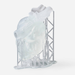 Image shows a 3D printed medical model or part with support structures produced on Formlabs SLA 3D printers with Formlabs Clear resin