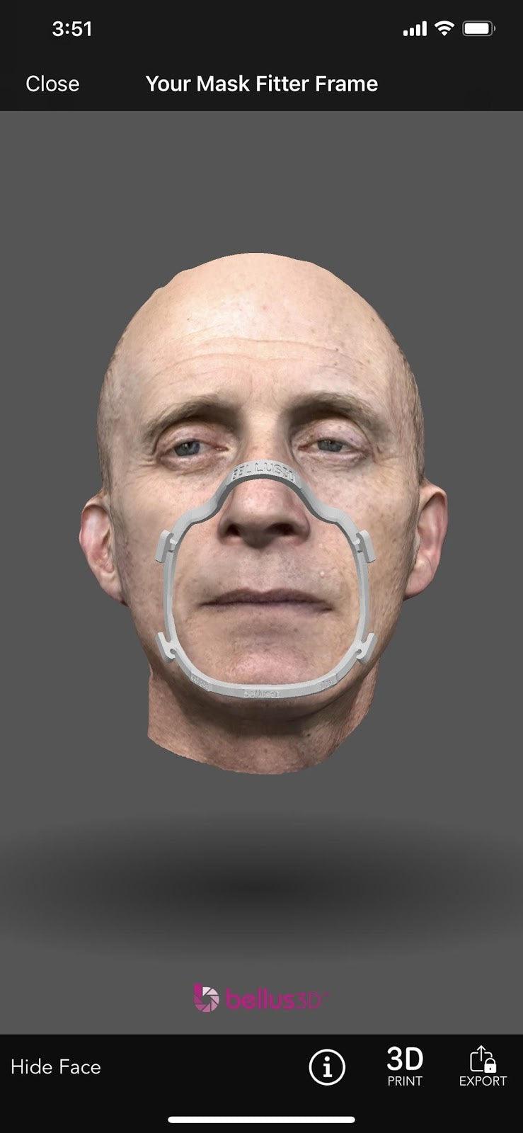 3D Printed Face Mask Fitter | Custom Frame for Better Surgical Mask Fit ...