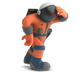 Image shows a figurine astronaut 3D-printed with Formlabs Colour Pigmented Resin produced on Formlabs SLA 3D printers