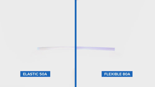 Elasticity and Flexibility test for Formlabs Elastic 50A Resin versus Formlabs Flexible 80A Resin