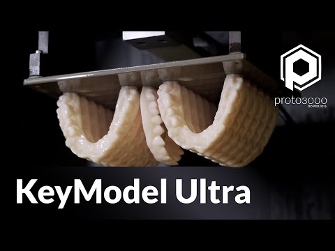 Watch Proto3000 video about Keystone KeyPrint KeyModel dental resin